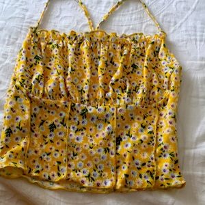 Shein floral tank top